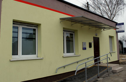 Budynek gabinetu stomatologicznego w Wieszowej przy ul. Bytomskiej 23